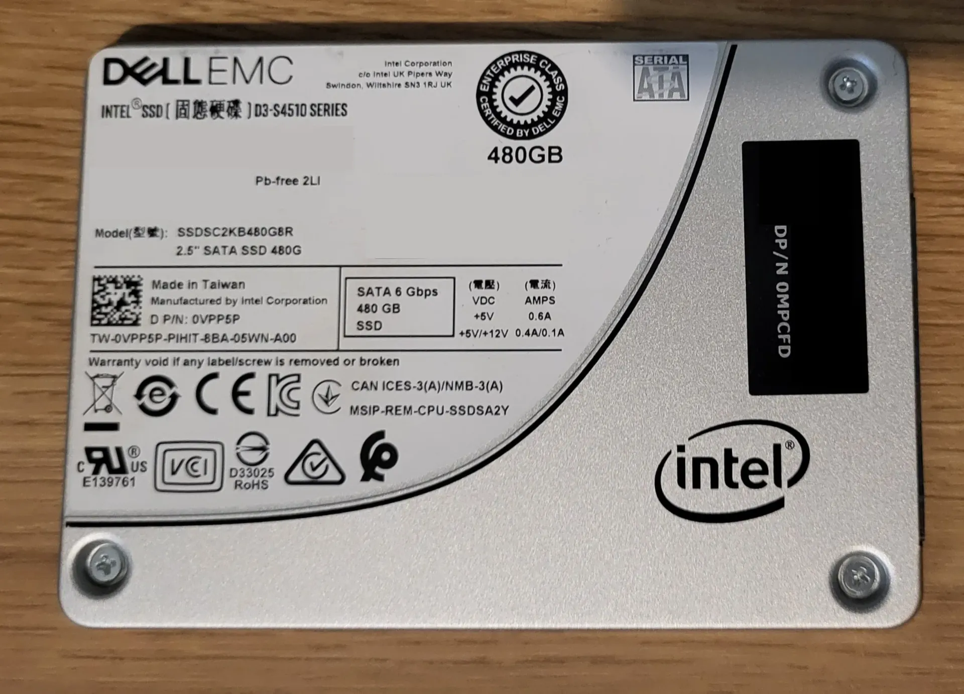 480GB D3-S4510